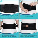 Back Brace for Men Women Lower Back Pain Relief with 7 Stays, Back Support Belt with Dual Adjustable Straps,Lumbar Support Belt for Herniated Disc, Sciatica,Scoliosis